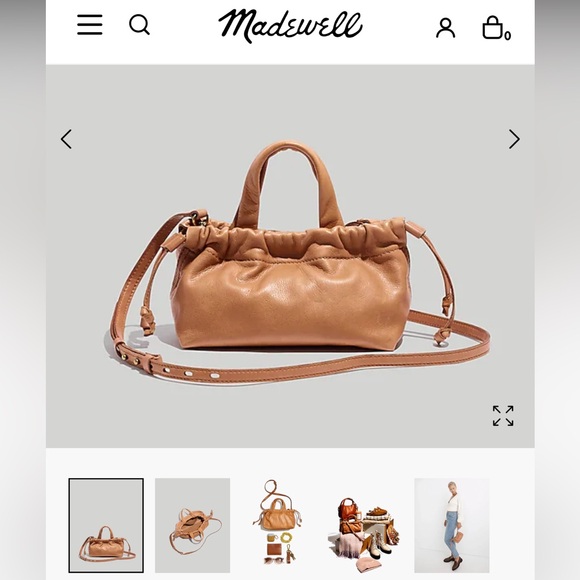 Madewell Piazza Mini Crossbody - NWOT - deep green! - Picture 9 of 9